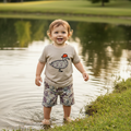 Boys Camo Duck Appliqué Shorts Set