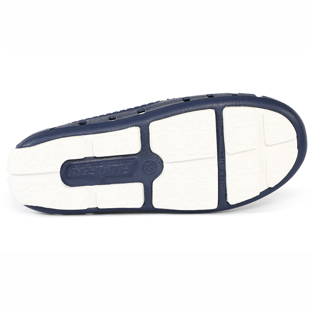 Kids Prodigy Navy Peony Bright White Loafers