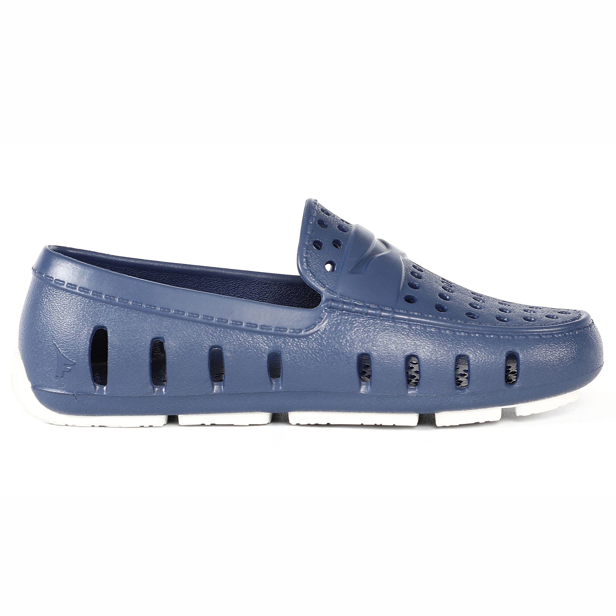 Kids Prodigy Navy Peony Bright White Loafers