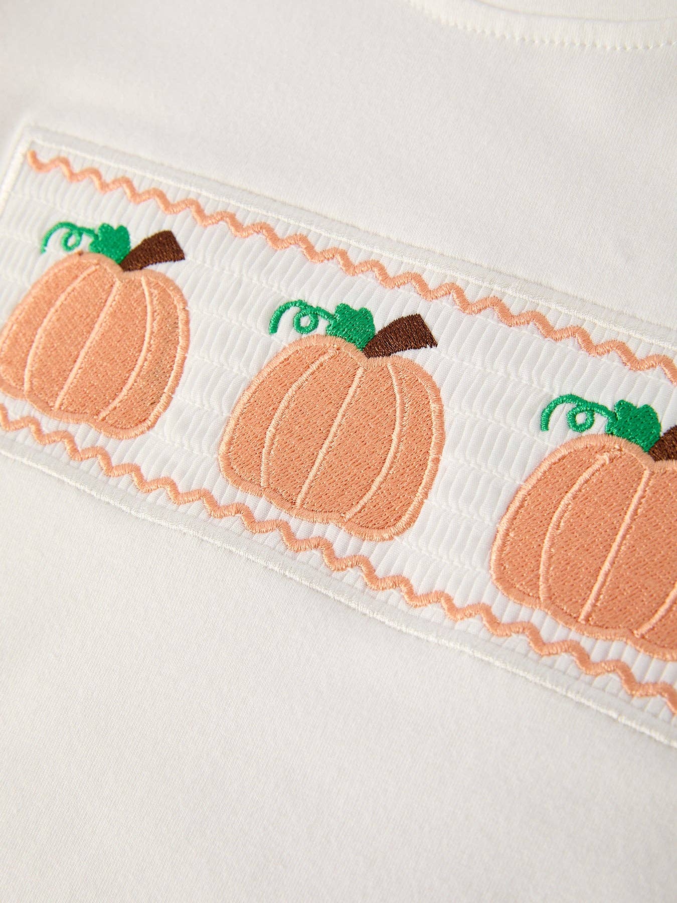 Boys Pumpkin Smocking Set