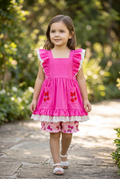 Cherry bubble shorts set