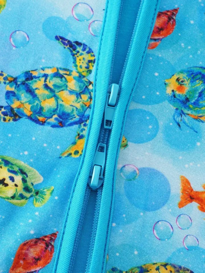 Sea Turtle Bamboo Convertible Zippy