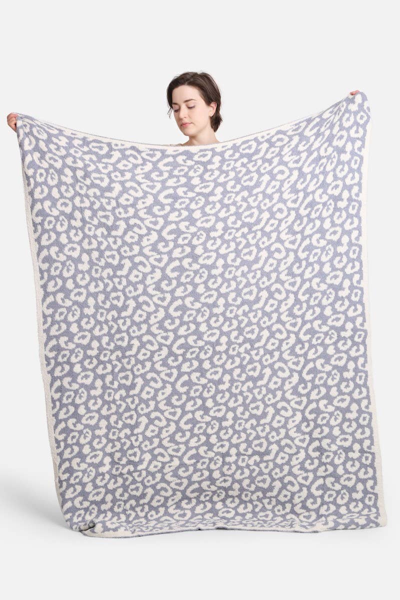 Leopard Print Adult Soft Throw Blanket