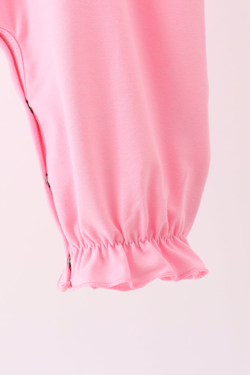 Pink Milk Cookies Ruffle Romper