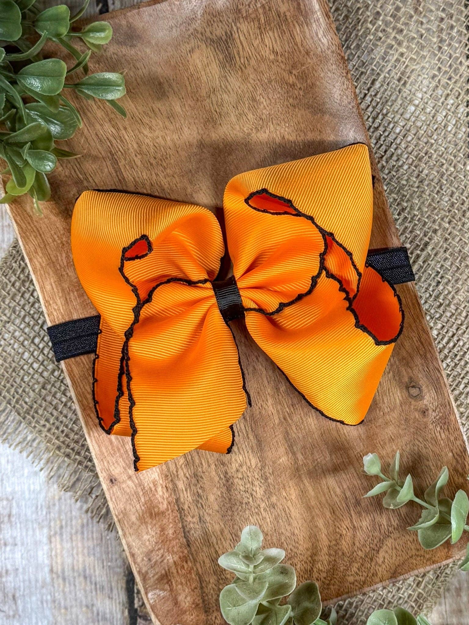 5" Classic Moonstitch Boutique Bows Girls Hair Accessories | Clip or Headband