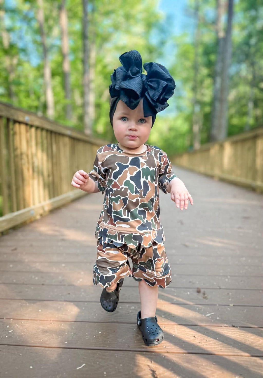 Camo Cutie Scalloped Set (FINAL SALE)