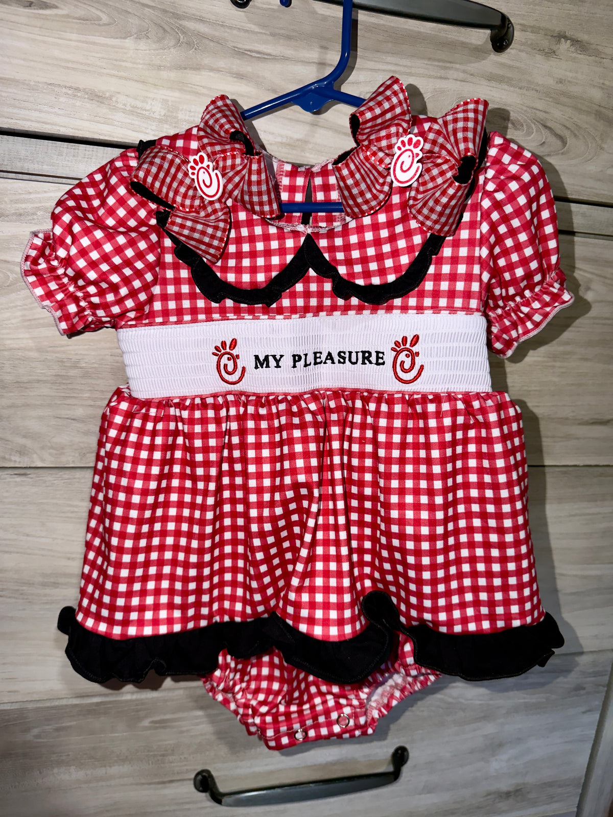 My Pleasure Gingham Bubble