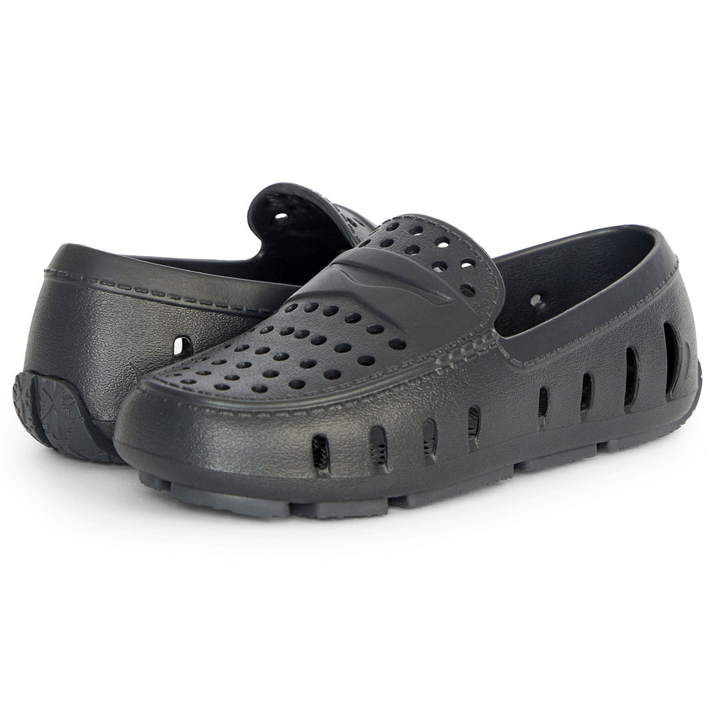 Kids Prodigy Black Asphalt Loafers