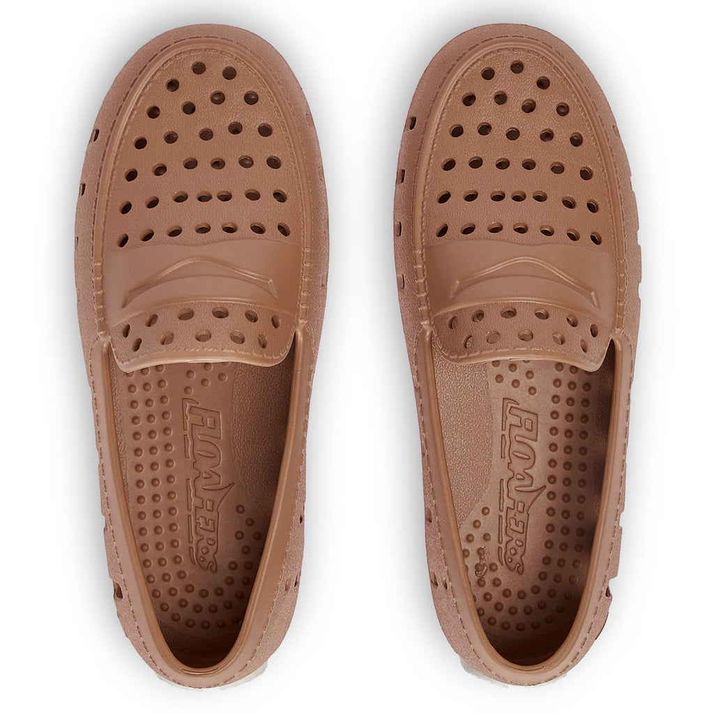Kids Prodigy Tan Bright White Loafers