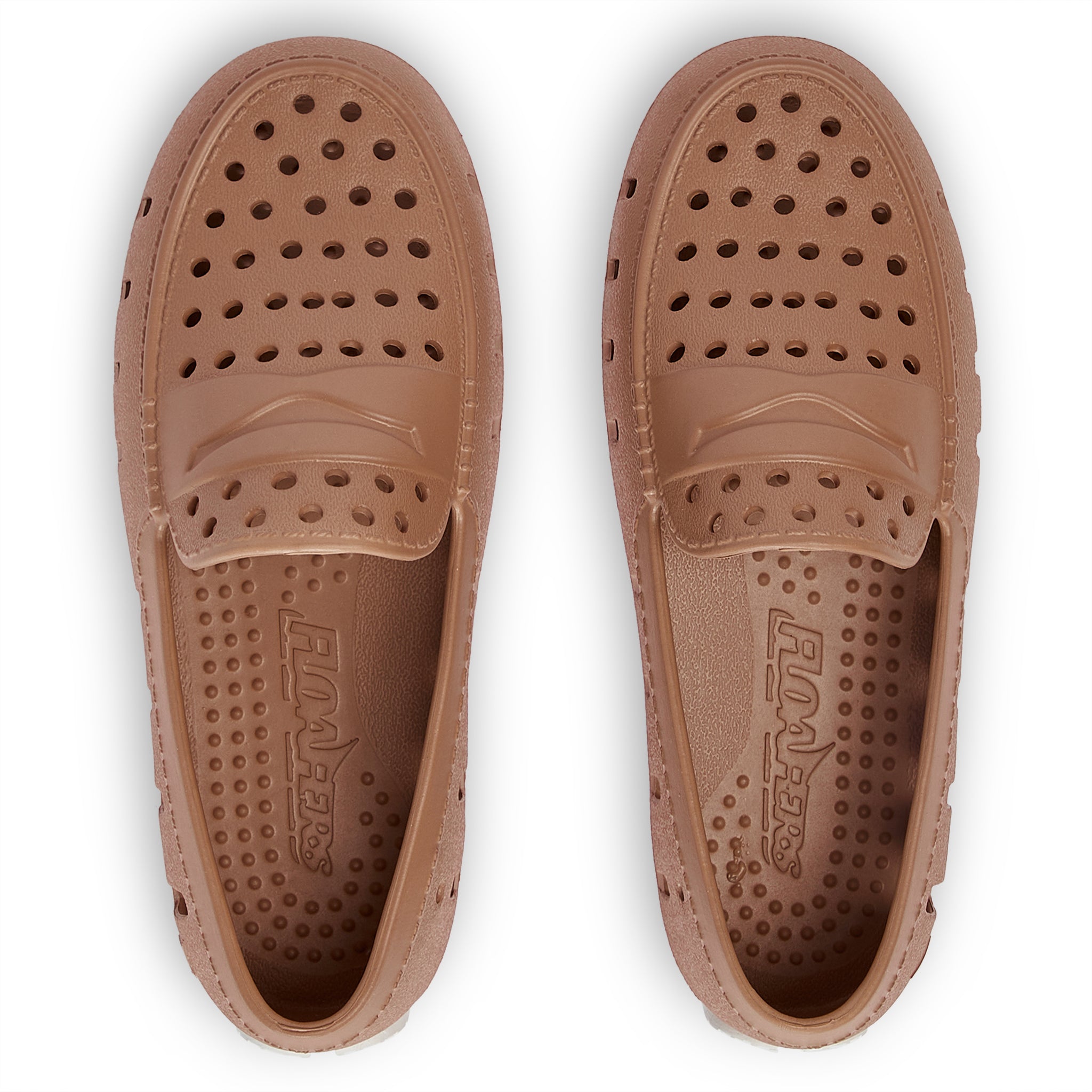 Kids Prodigy Tan Bright White Loafers