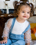 Sheer Dot Sleeve Leotard