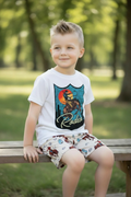 Rodeo t-shirt with western shorts