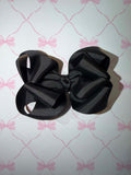 5" Double Black Hairbow