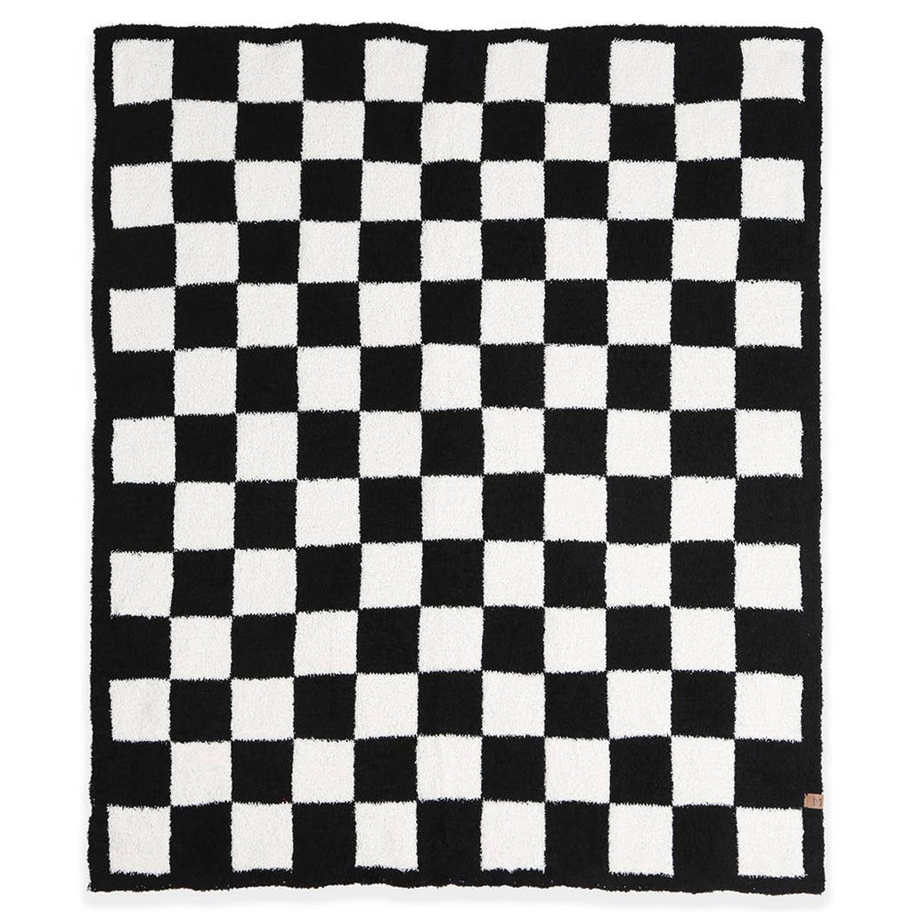 Kids Checkered Pattern Soft Throw Blanket