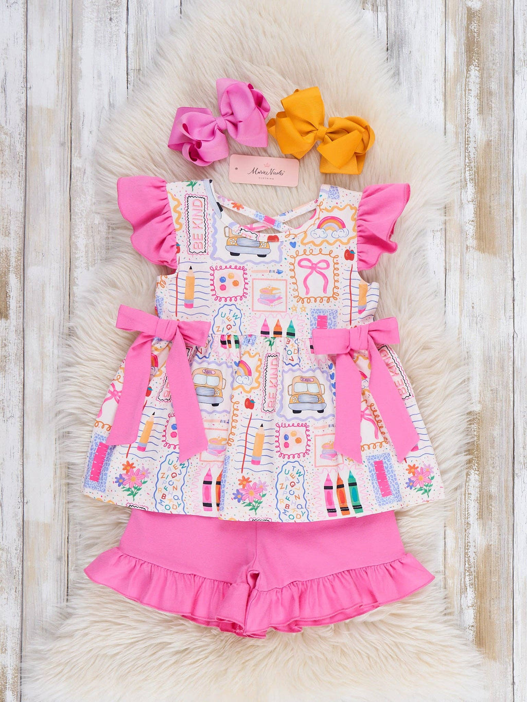 Notebook Scribbles Ruffle Outfit