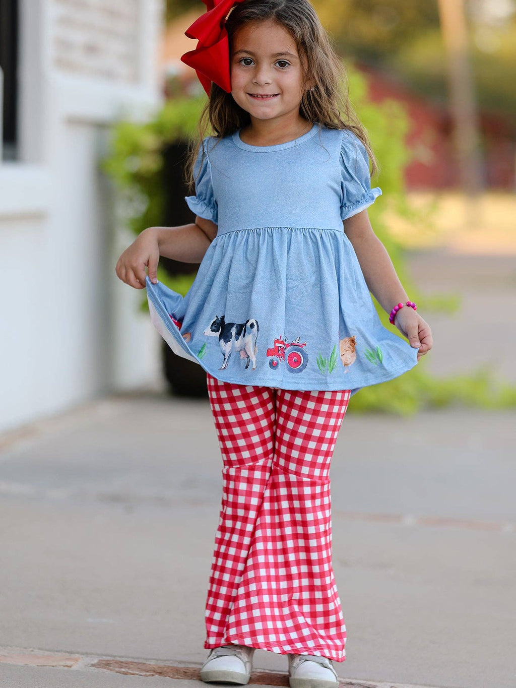 Farm Animals Bell Bottoms outfit