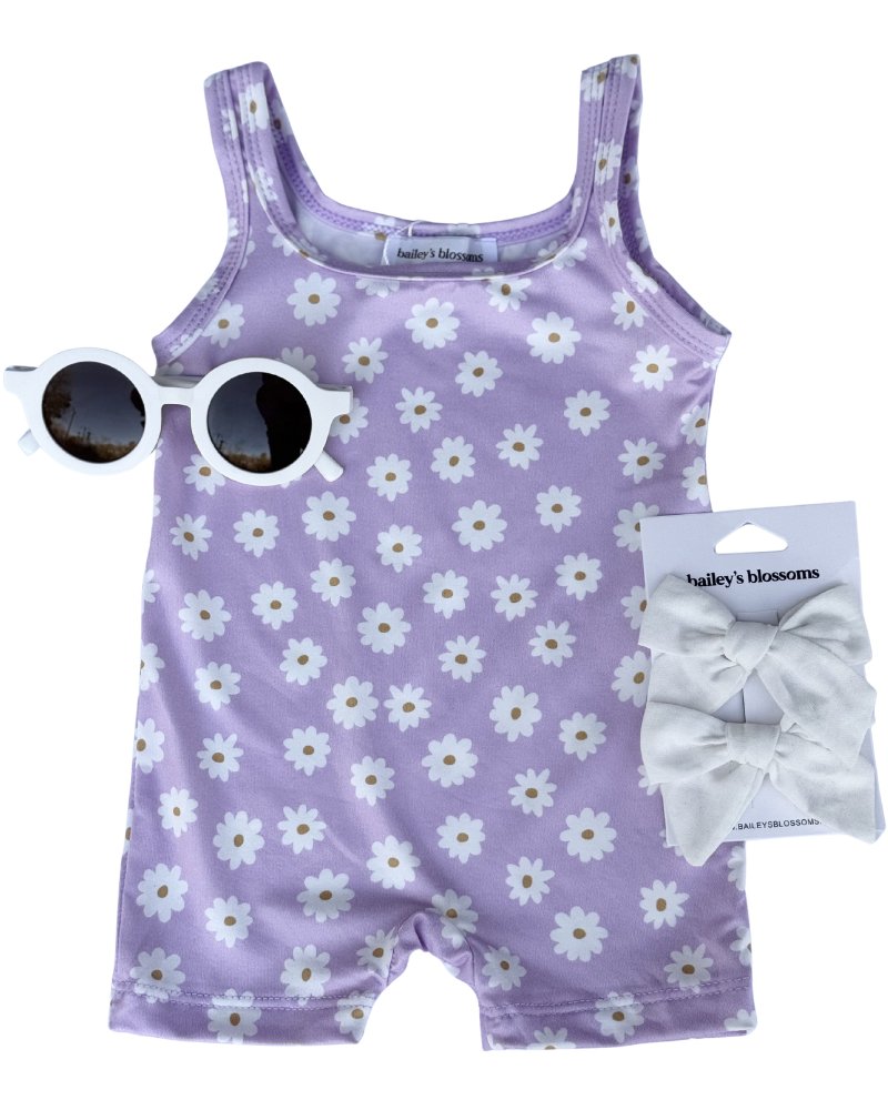 Square Neck Bike Short Romper