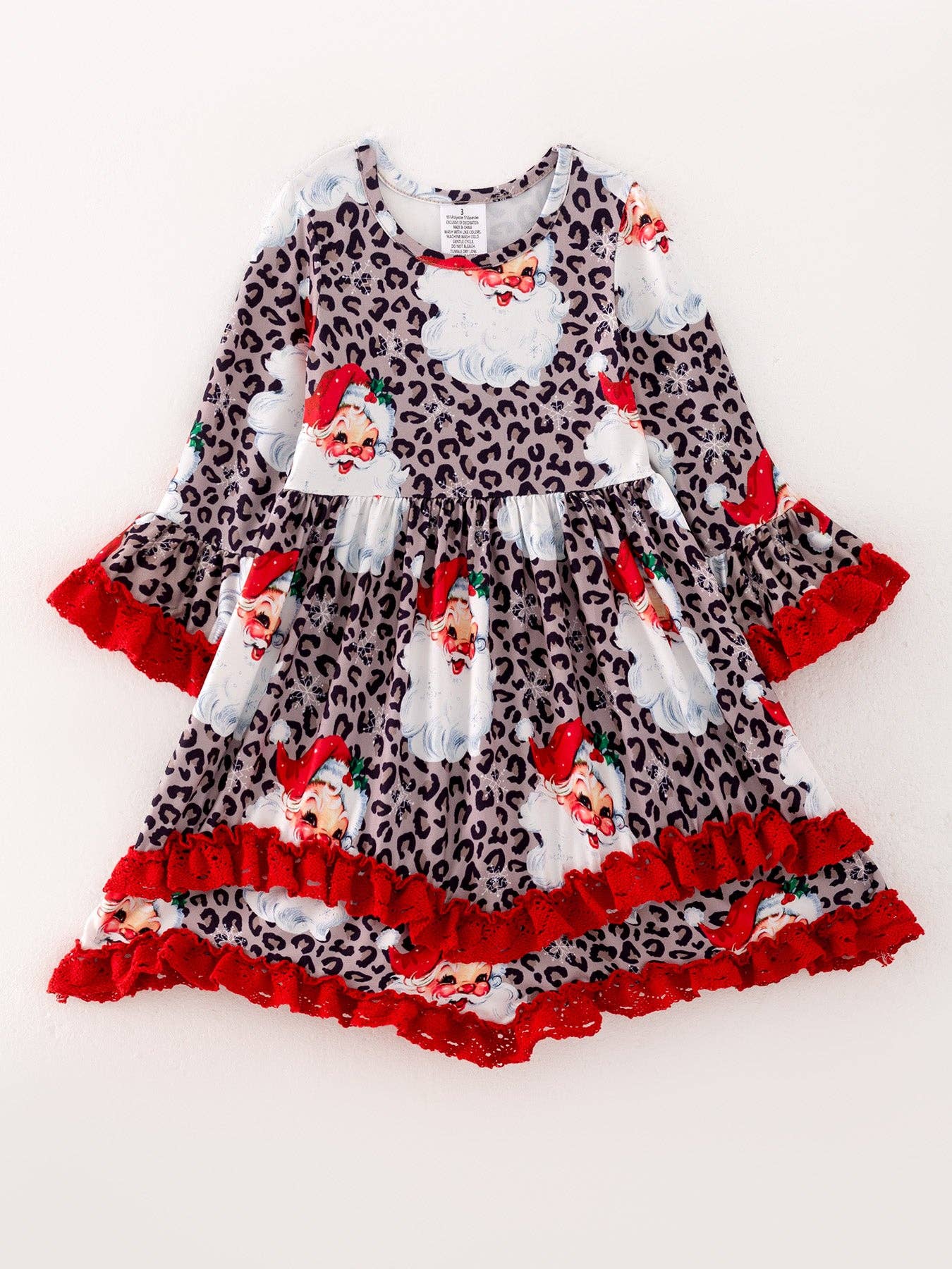 Santa Cheetah Print Dress