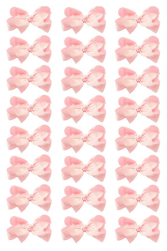 4IN WIDE BOW ON CLIP