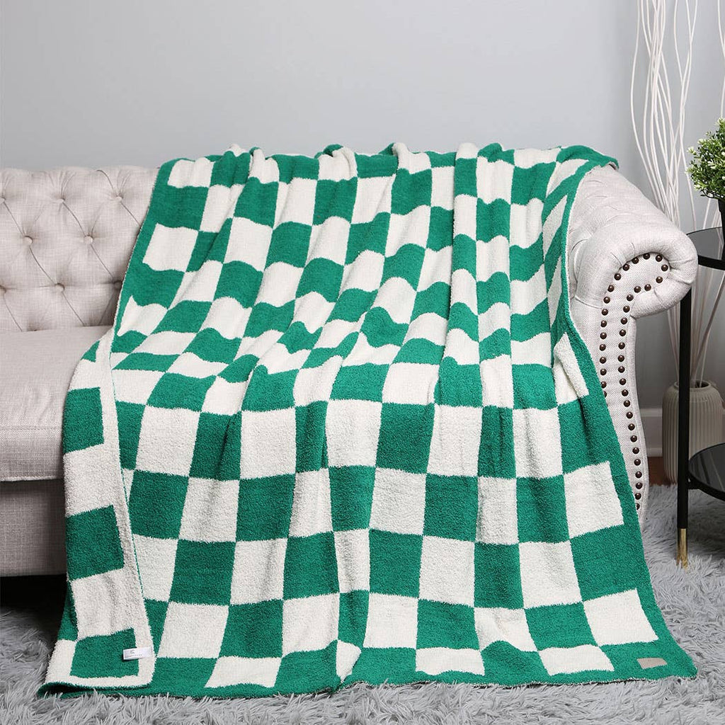 Checkerboard Adult Throw Blanket