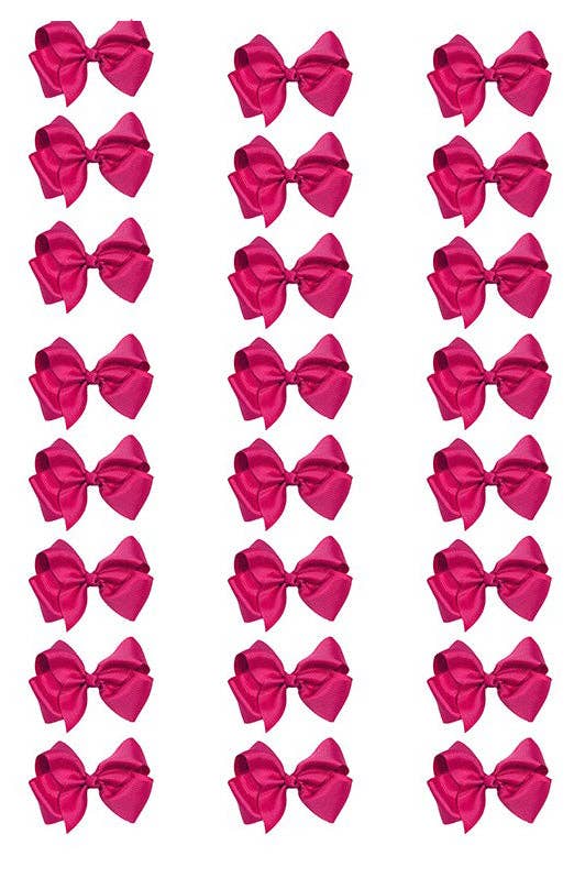 4" Solid Hairbow
