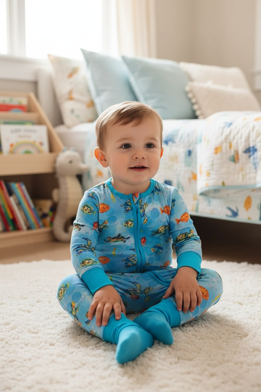 Sea Turtle Bamboo Convertible Zippy
