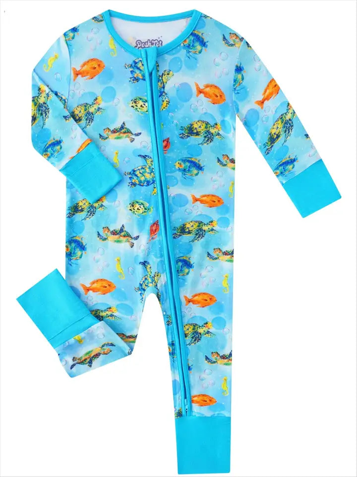 Sea Turtle Bamboo Convertible Zippy