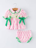 Golf Smocked Bloomer Set