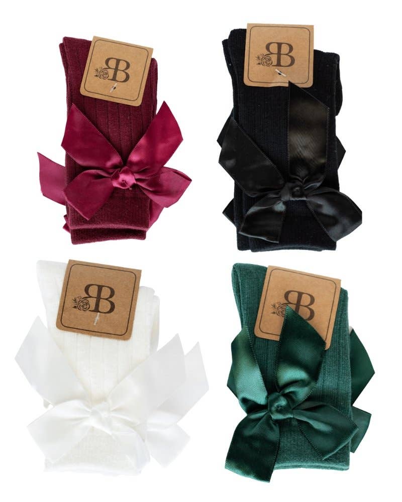 Martha Bow Front Midi Socks