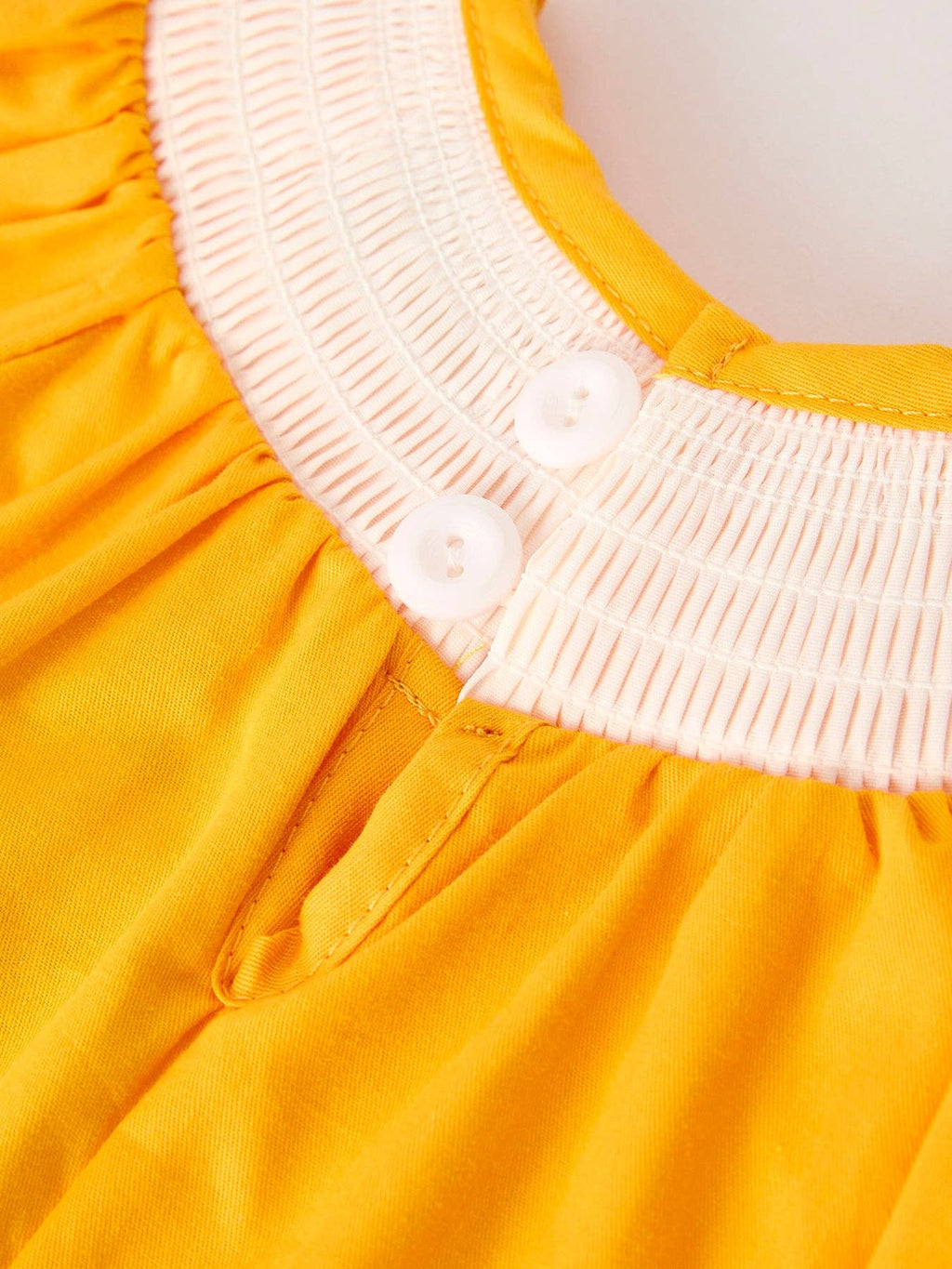 Fall Thanksgiving Smock Girl Romper