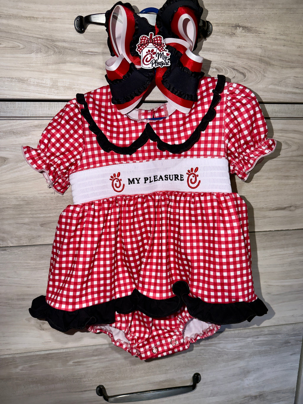 My Pleasure Gingham Bubble