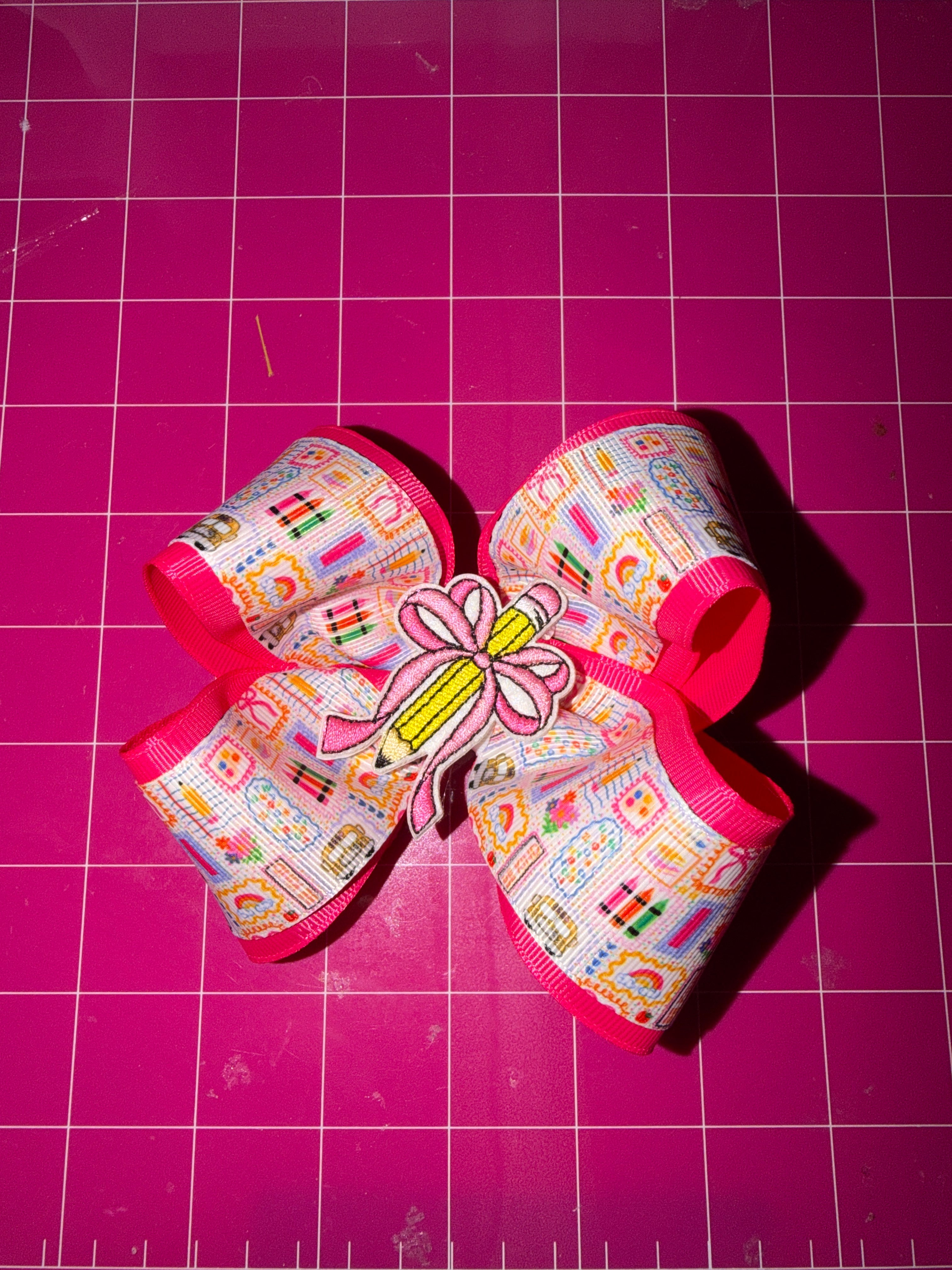 Notebook Scribble Hairbow