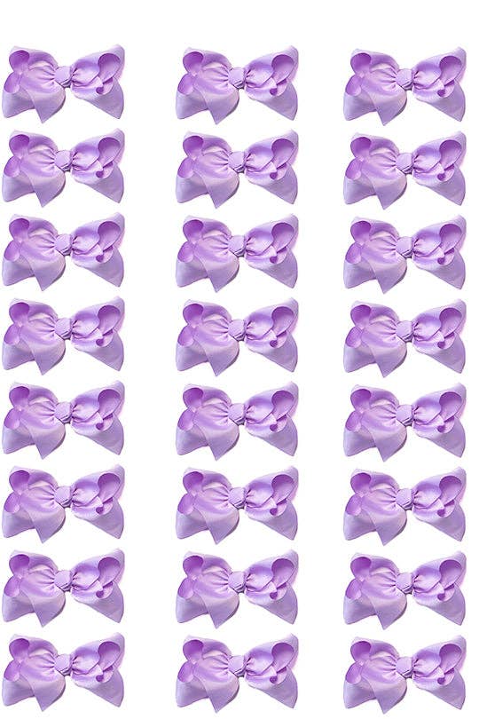 4" Solid Hairbow
