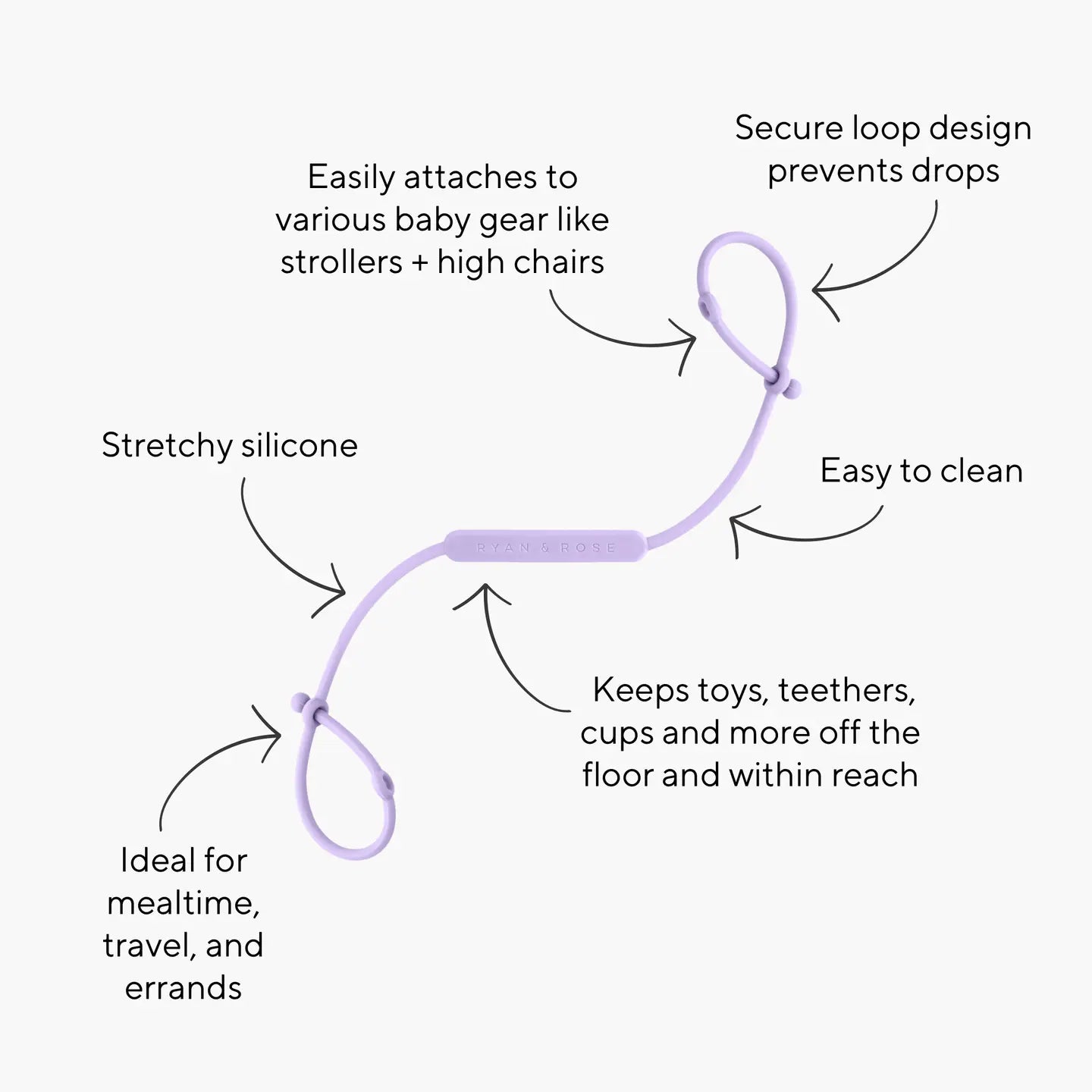 Silicone Toy Strap