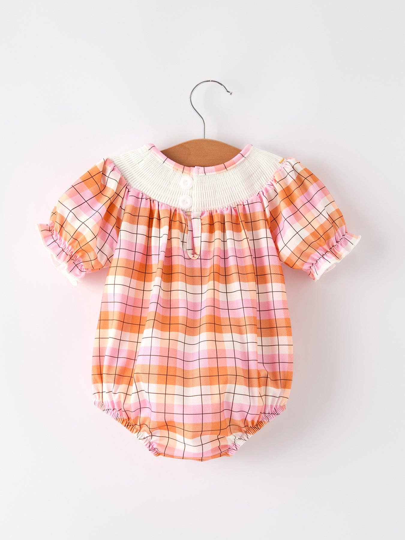 Halloween Smock Girls Romper