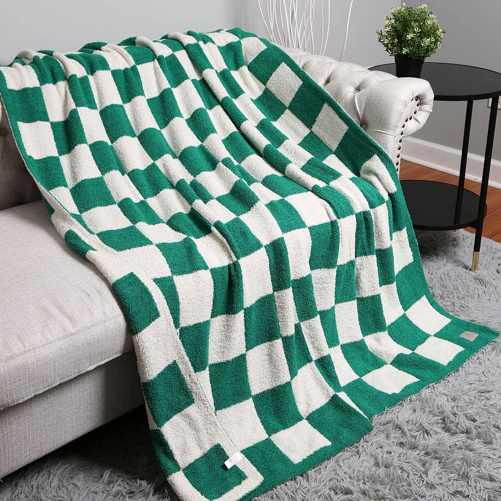 Checkerboard Adult Throw Blanket