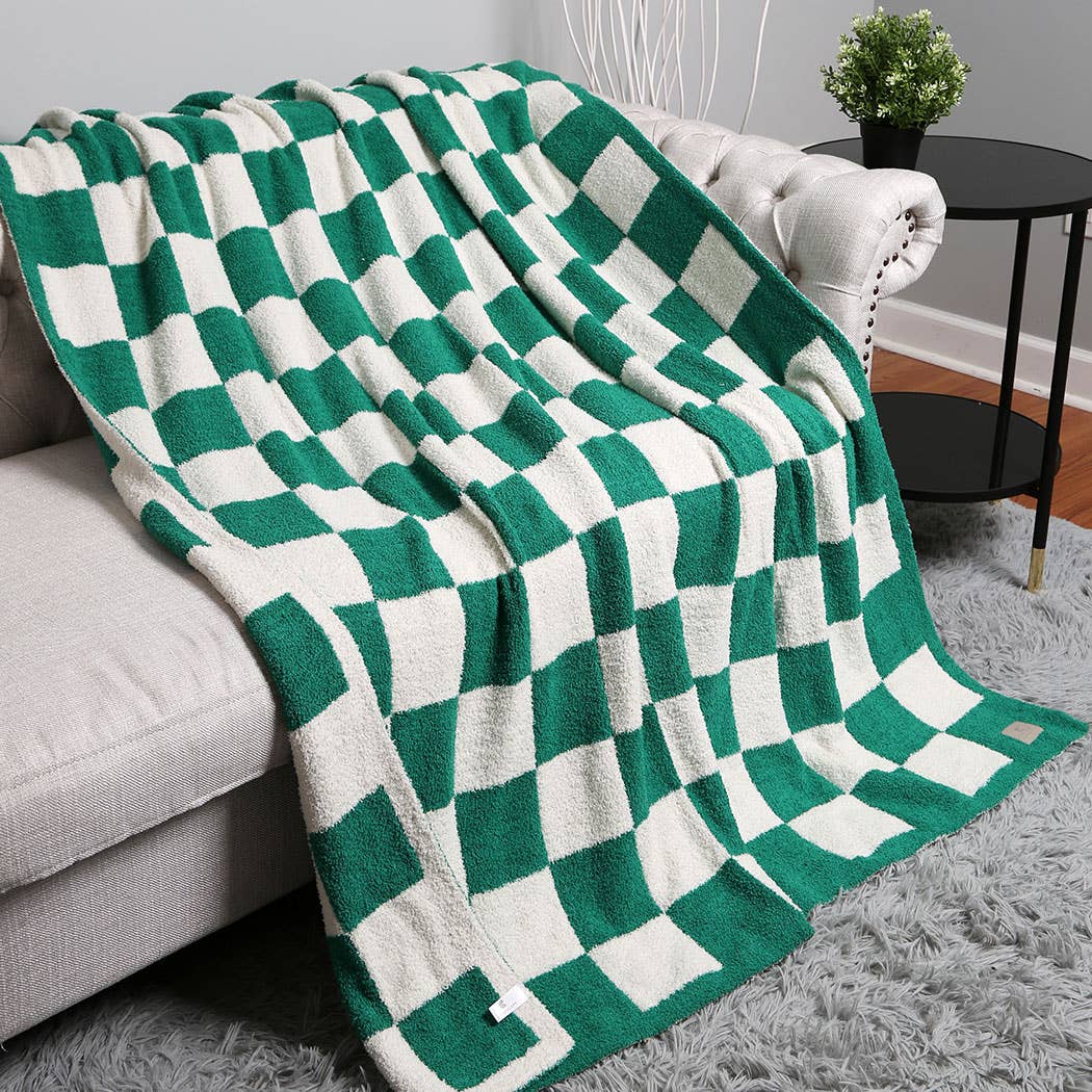 Checkerboard Adult Throw Blanket