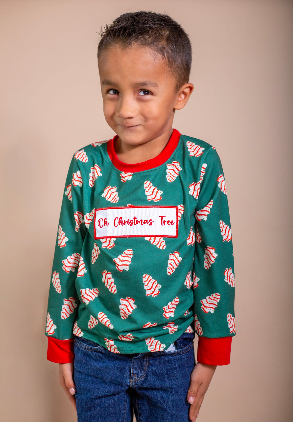 Christmas cakes smocked top