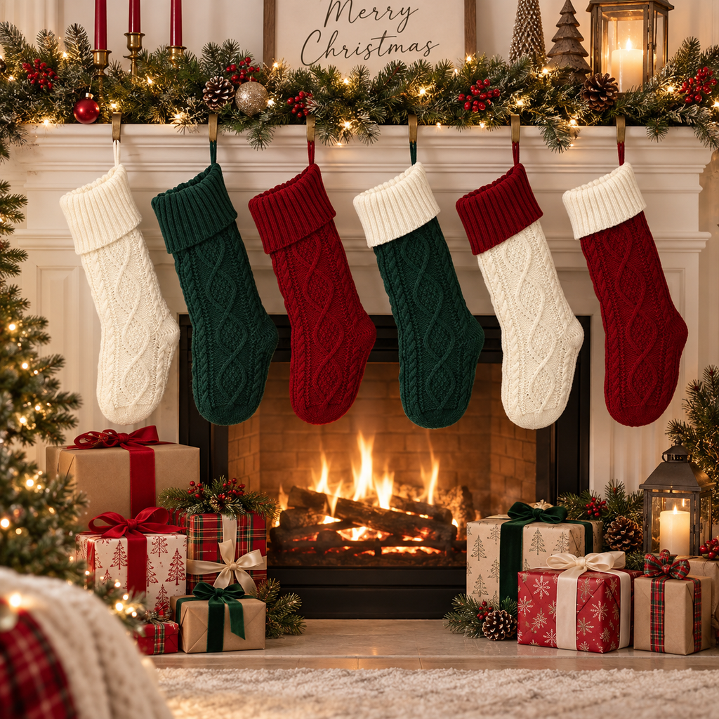 Personalized Embroidered Christmas Stocking Family Stocking