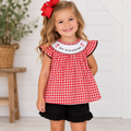 My Pleasure Gingham Shorts Set