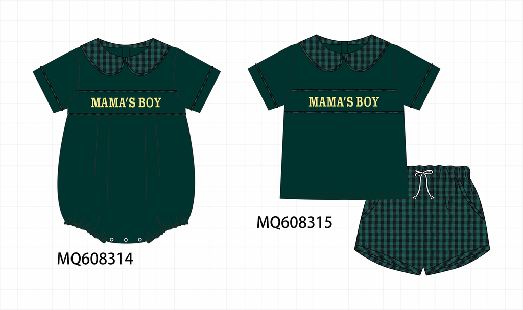 PO103 Forest MAMA'S BOY embroidery collection