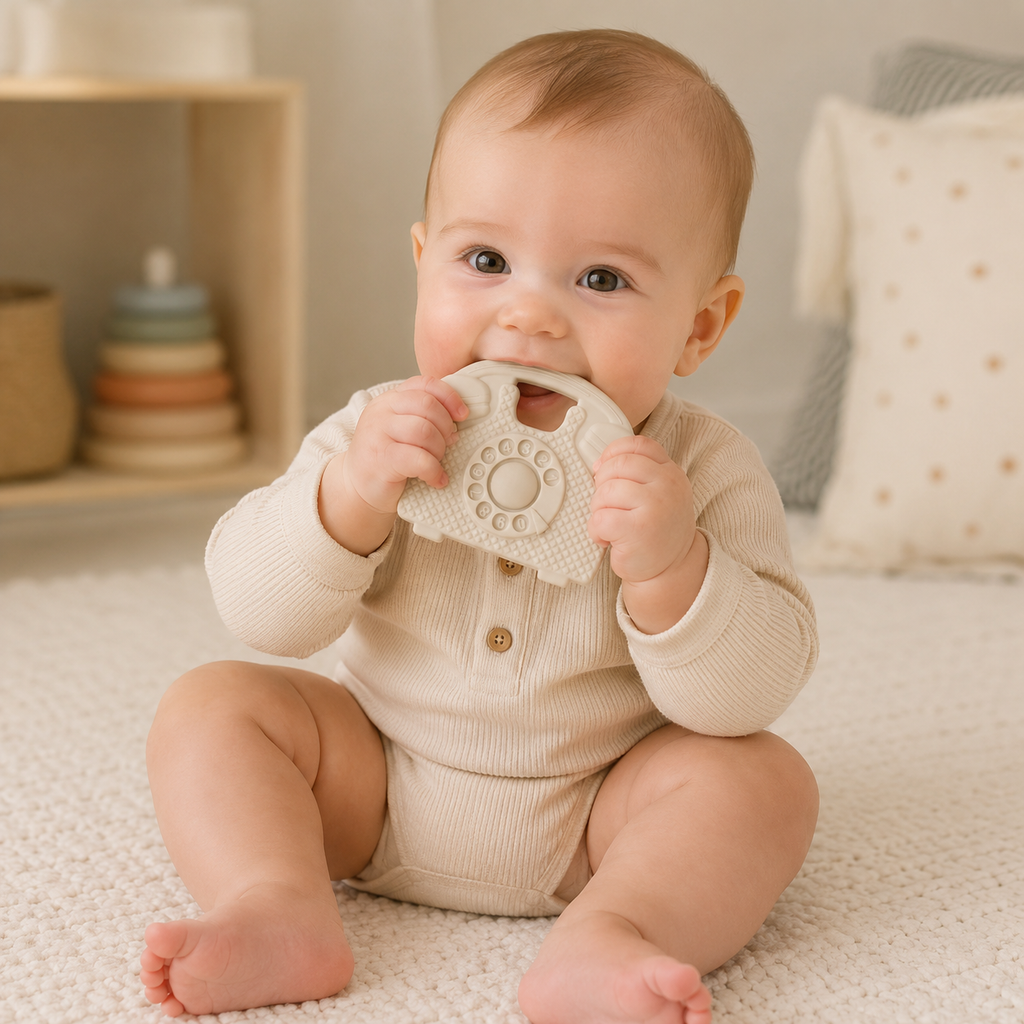 Retro Phone Teether Toy
