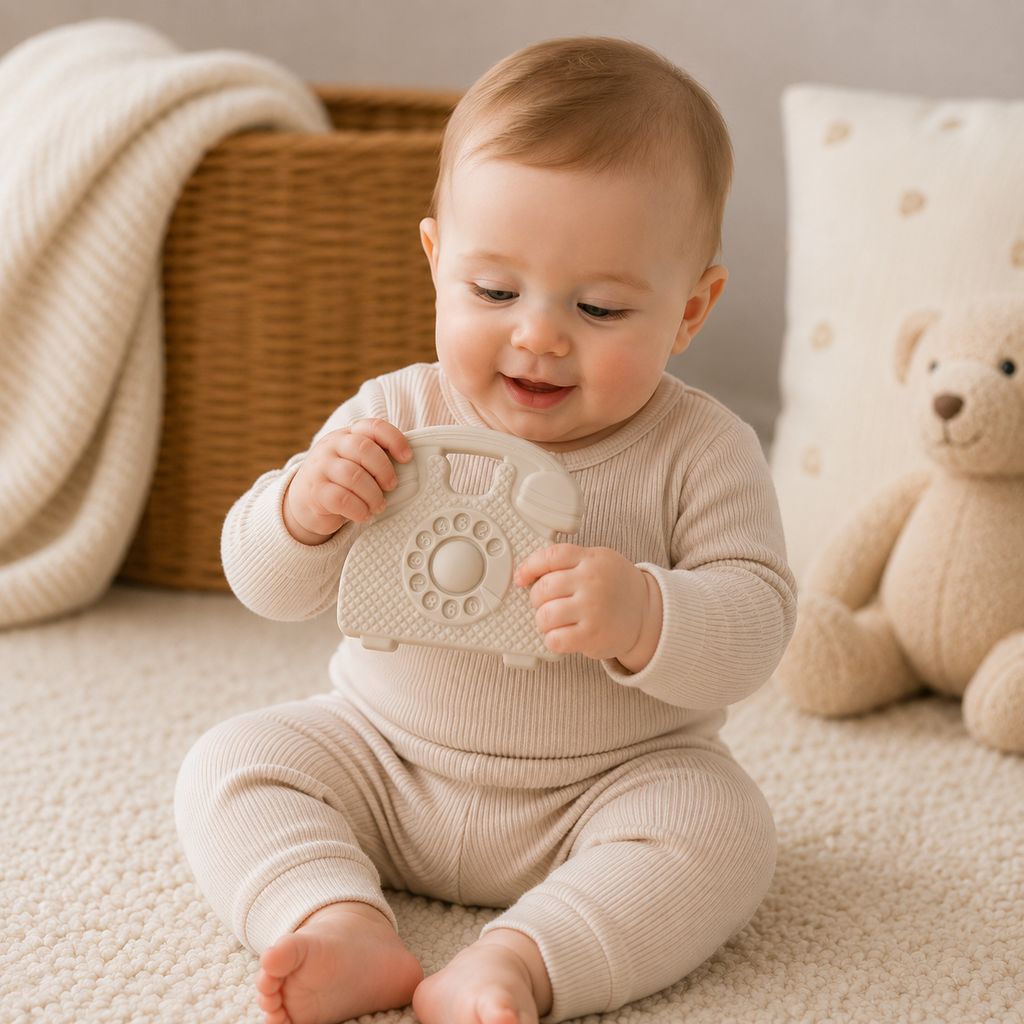 Retro Phone Teether Toy