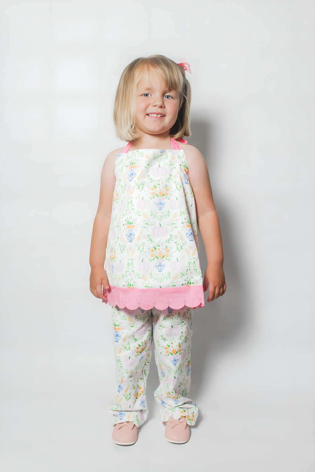 Pumpkin patch pants set