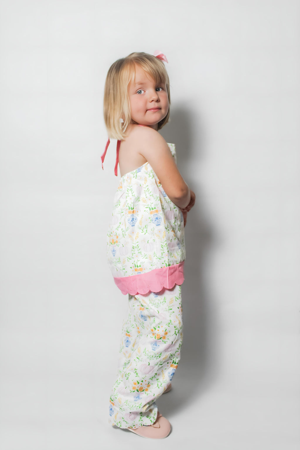 Pumpkin patch pants set