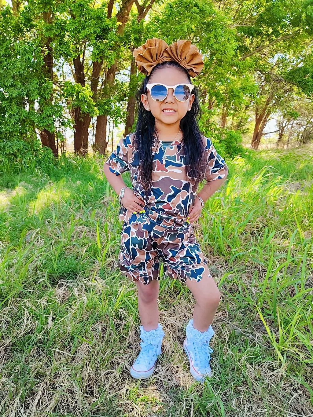 Camo Cutie Scalloped Set (FINAL SALE)