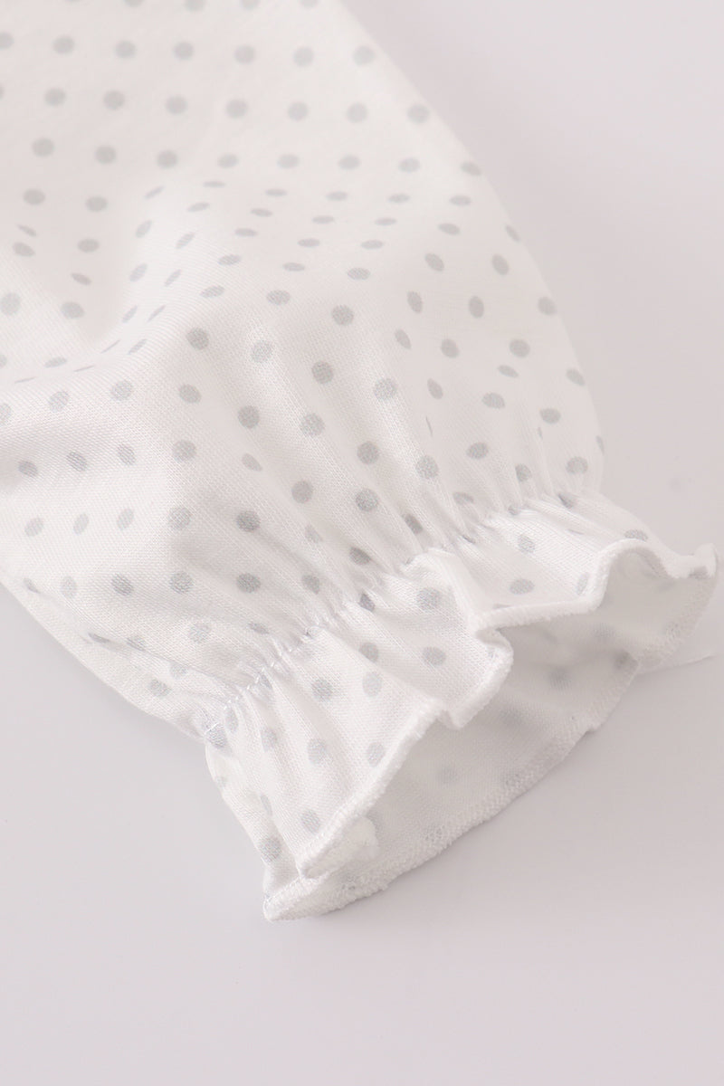 Sweet as pie french knot girl bubble