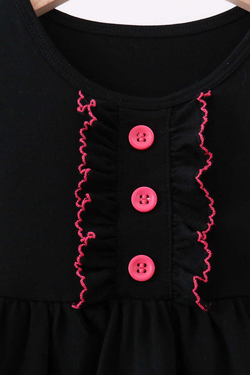 Black princess bamboo dress