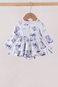 Blue Bow Boots Bubble