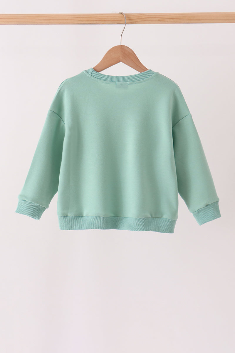 Sage Nutcracker Sequin Mom&me Top
